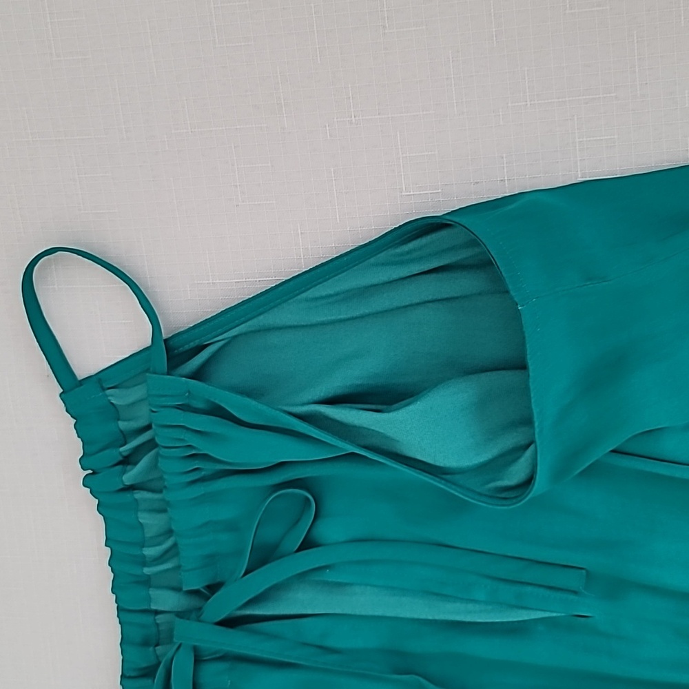 Loft Ann Taylor Women's Long Dress in Teal Color, Size S - Picture 6 of 10